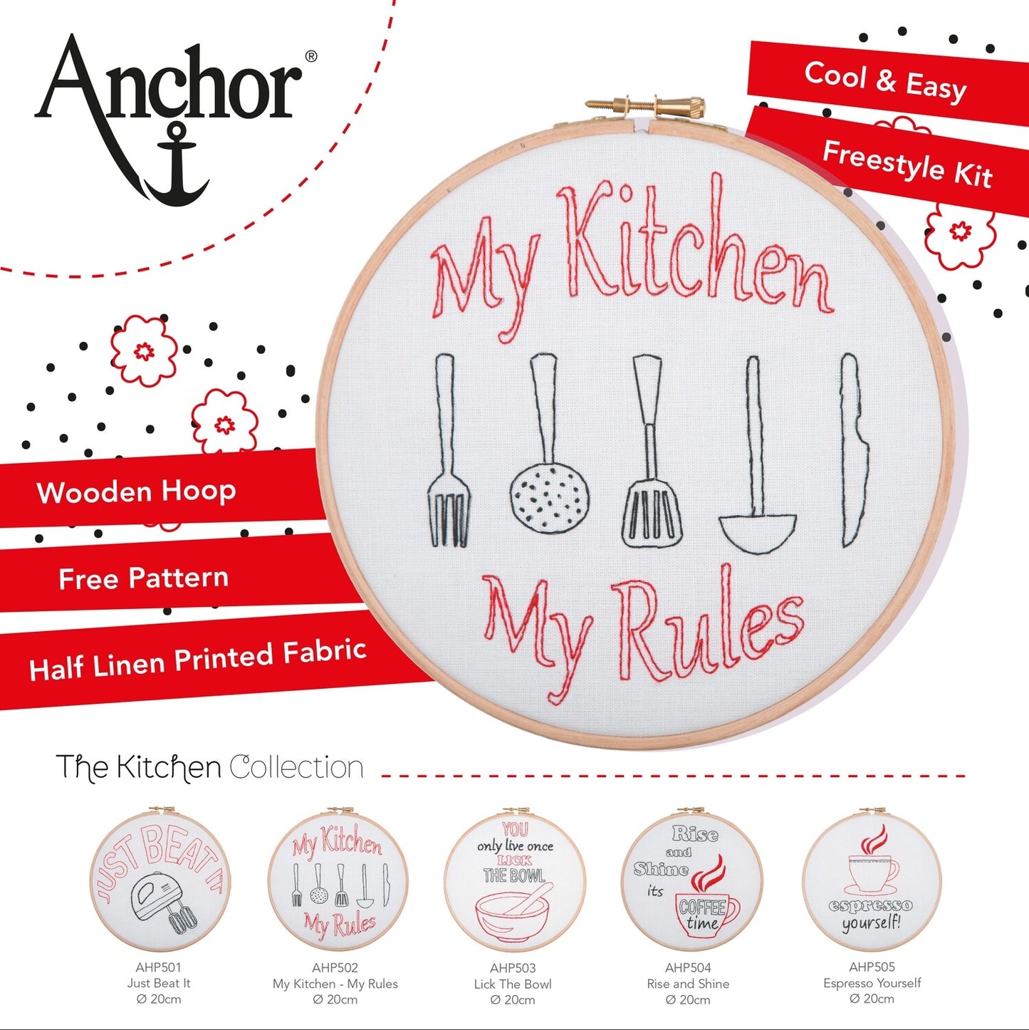 The Kitchen Collection - Kit Ricamo My Kitchen My Rules