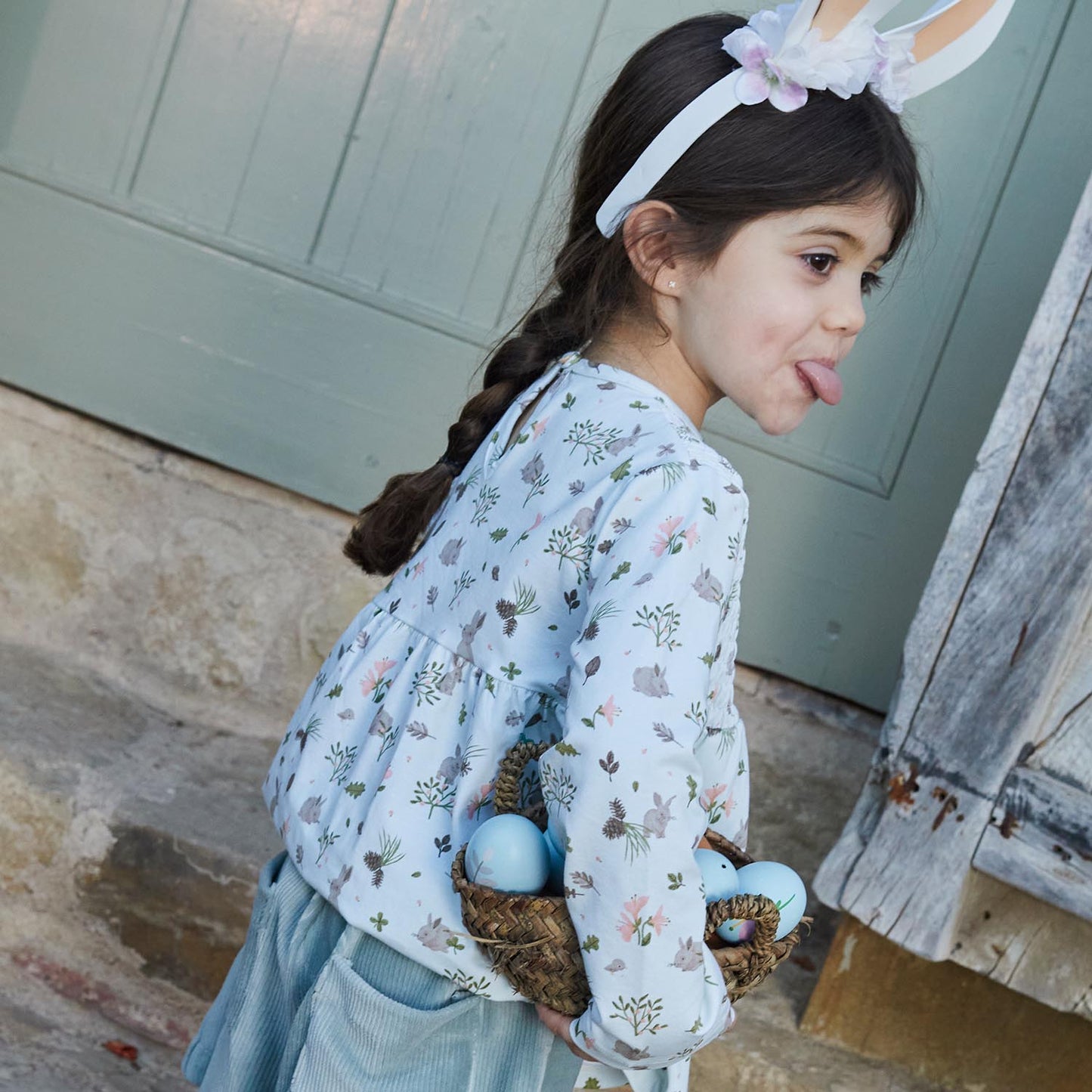 Promo Scampolo Jersey Rabbits 200 x 150 cm