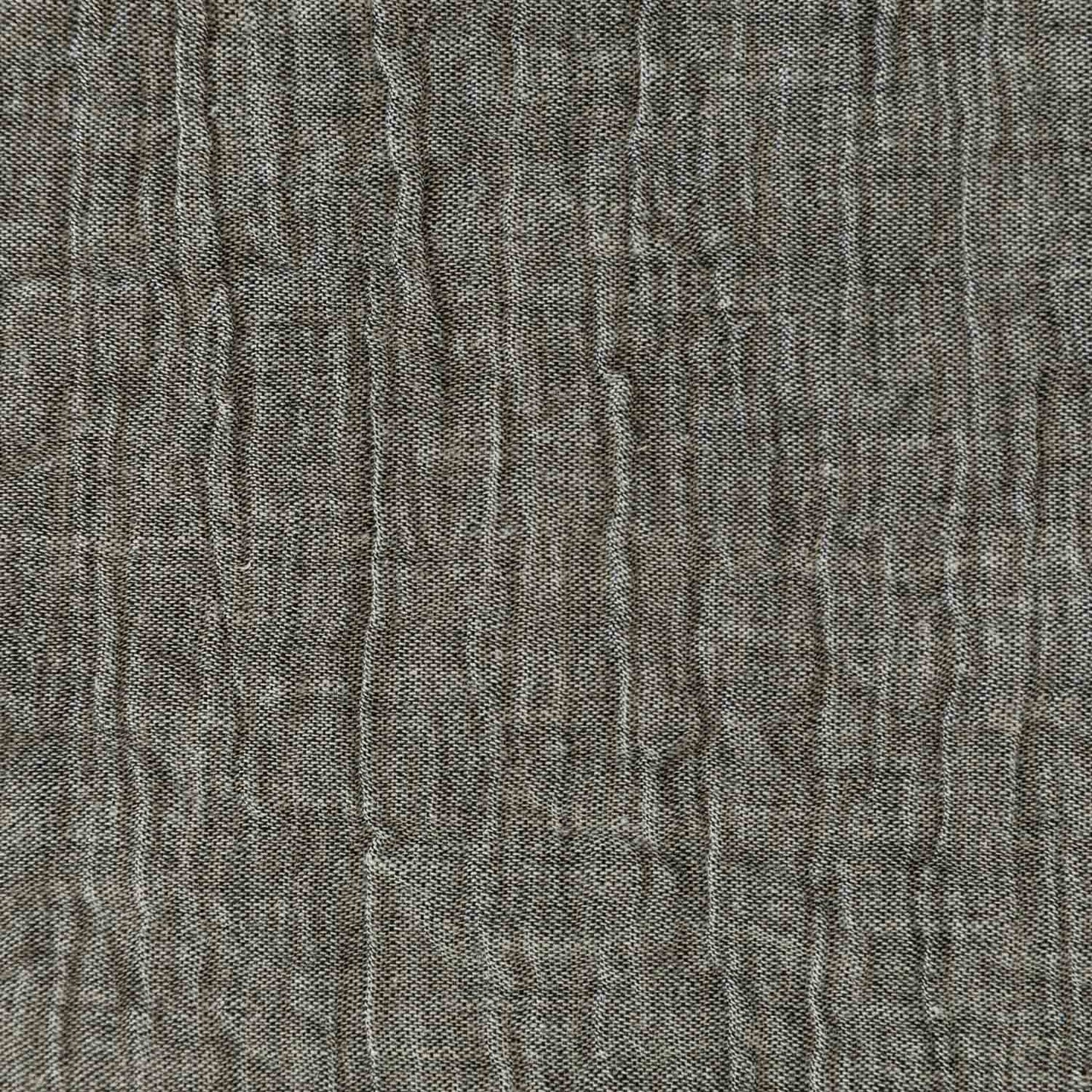 Promo Scampolo Mussola Chambray Graphite 150 x 135 cm
