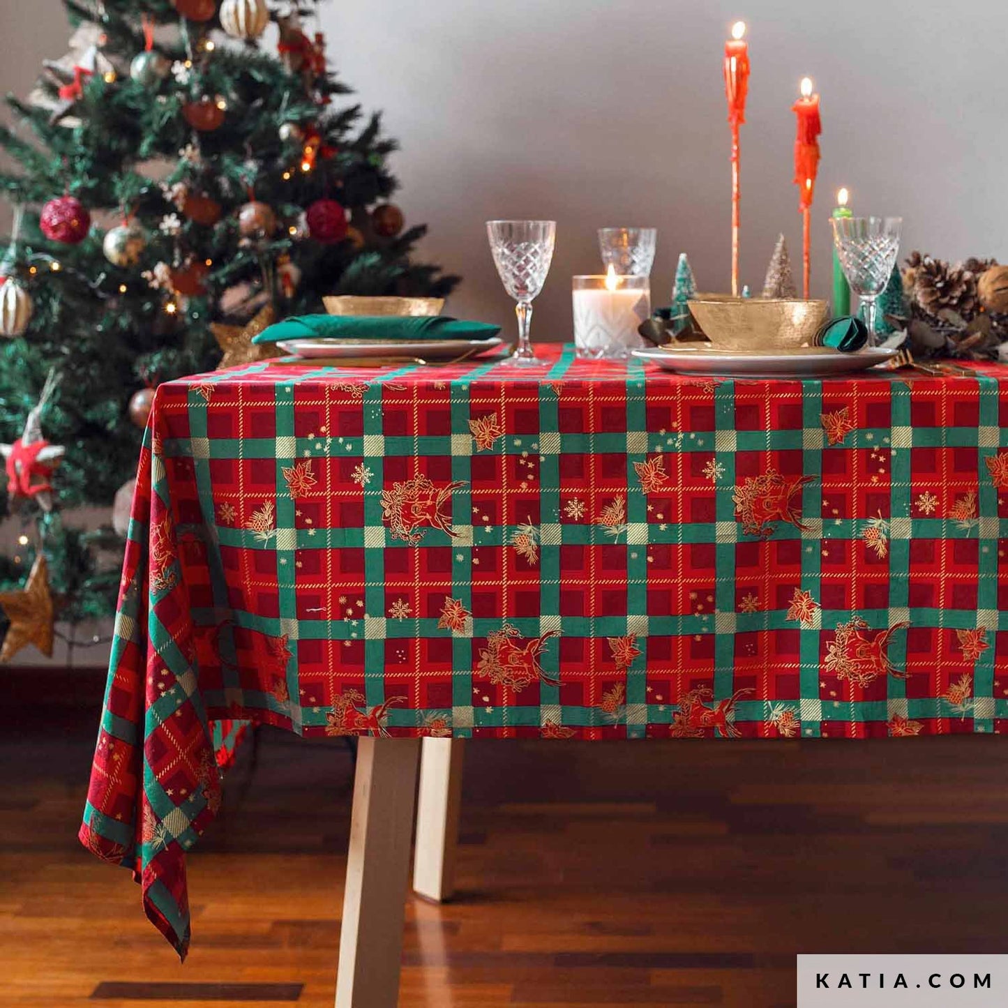 Promo Scampolo Popelin Reindeer Square 250 x 150 cm