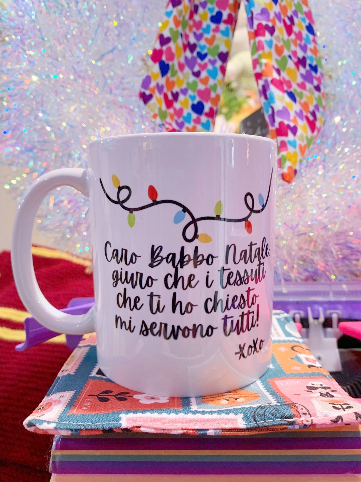 Tazza Babbo Natale Tessuti Edition
