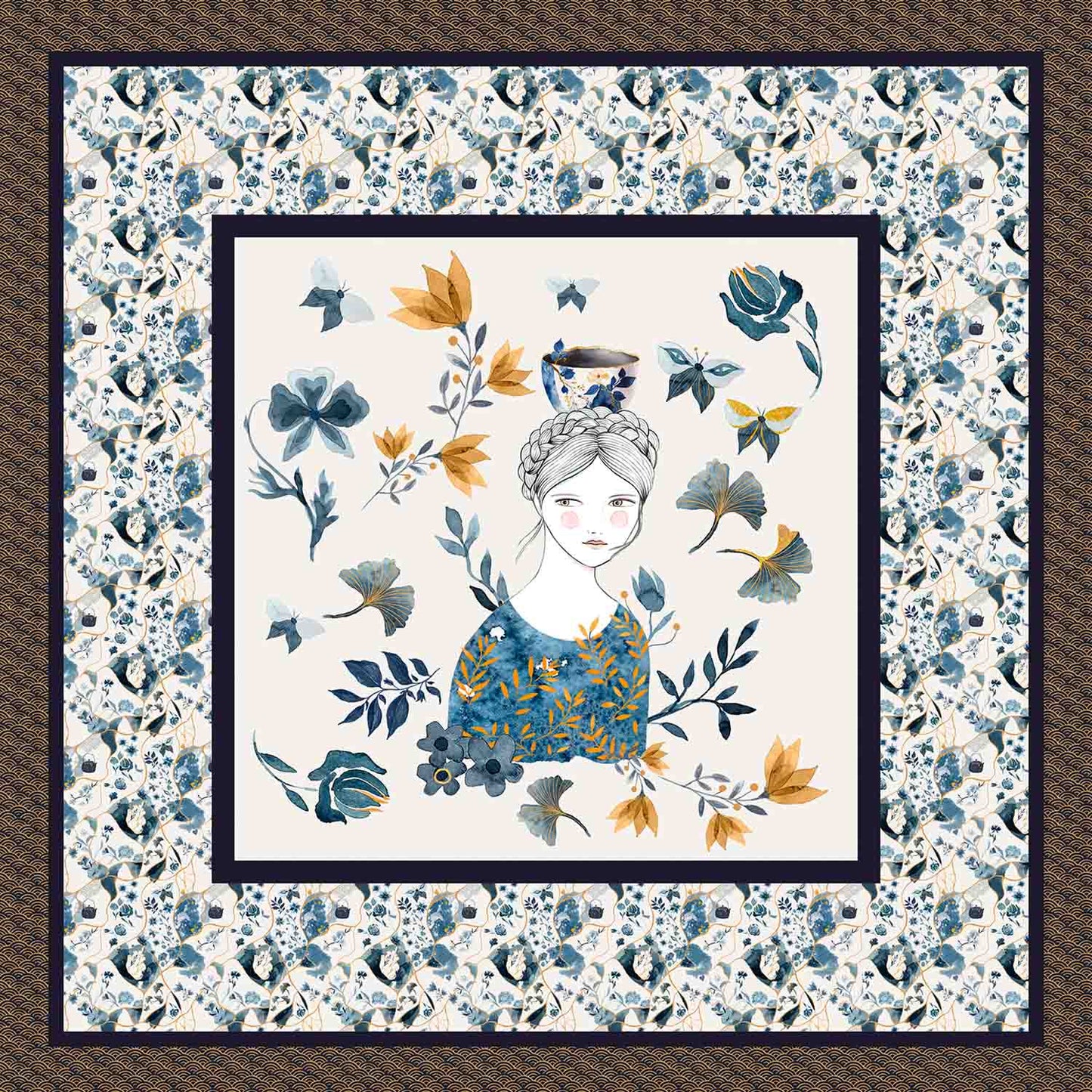 Pannello Foulard Kintsugi
