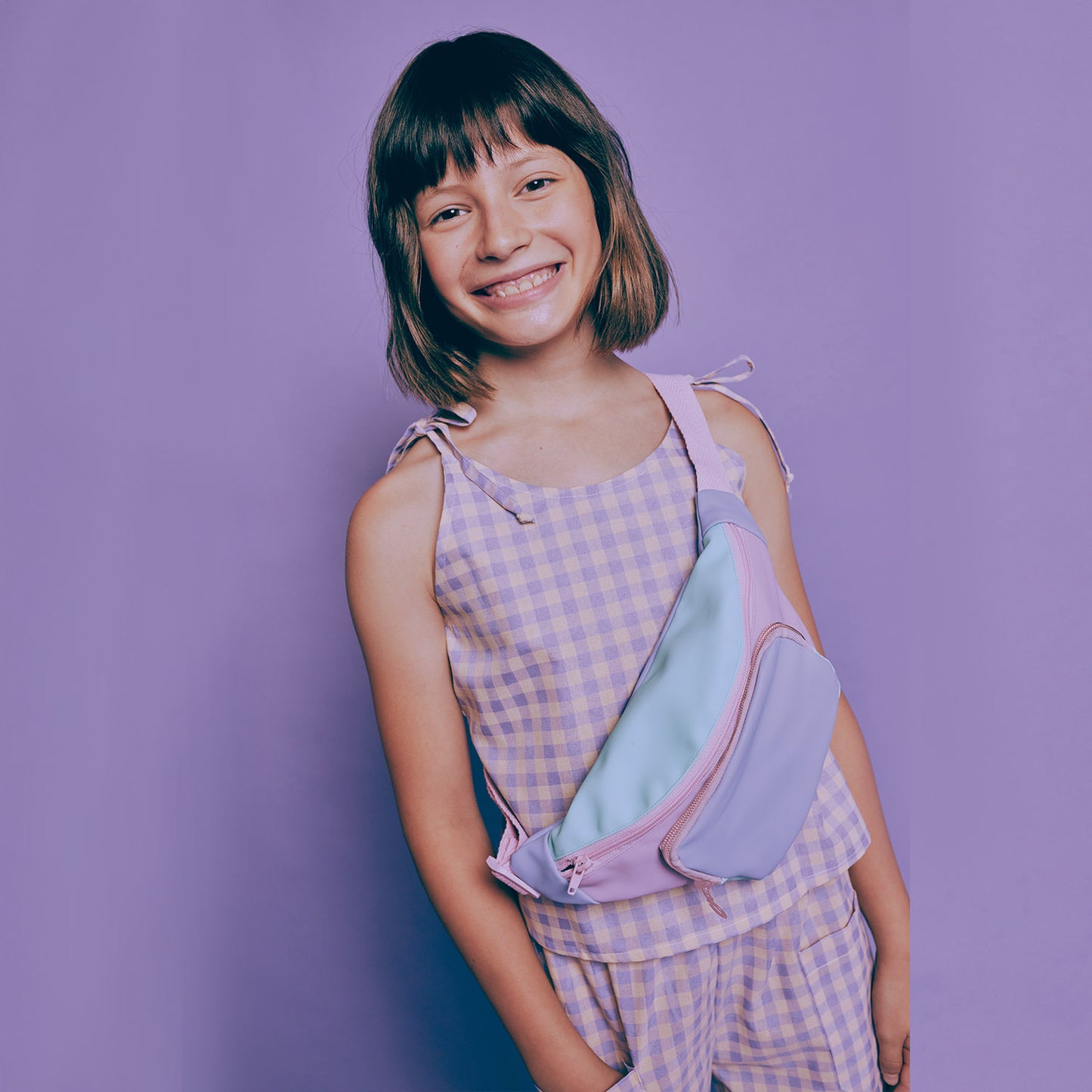 Vichy Gingham Blue & Yellow