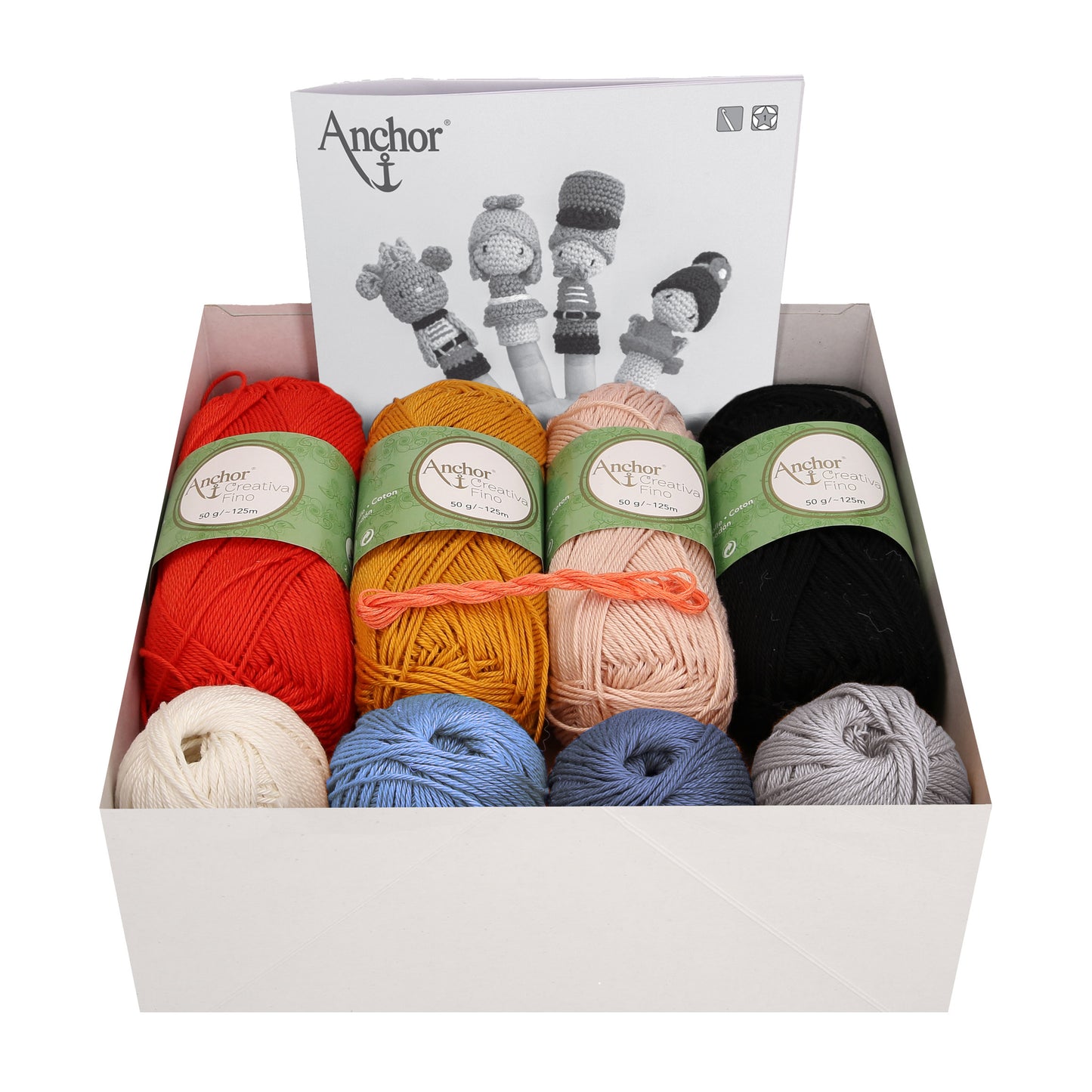 Kit Uncinetto Nutcracker Finger Puppets