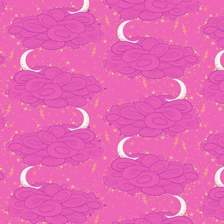 Cotone Americano Storm Clouds by Tula Pink