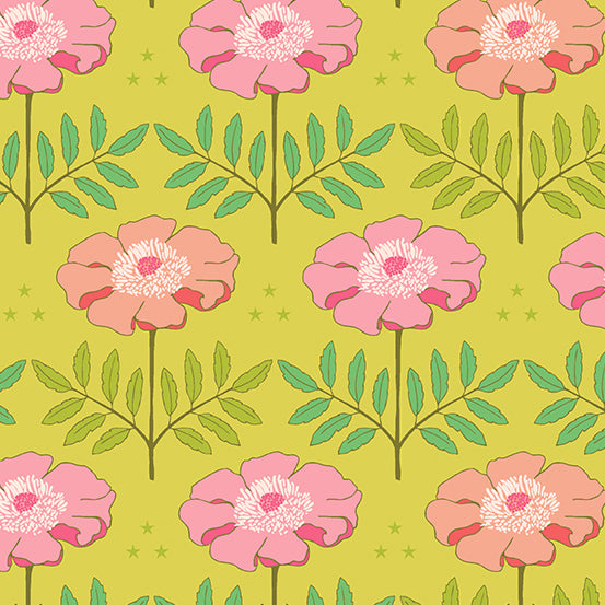 cotone-americano-makower-fabrics-moonlit-garden-enchated
