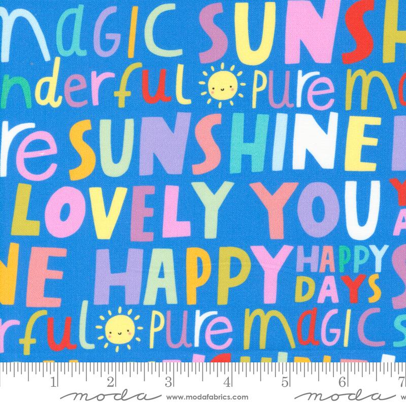 Cotone Americano Whatever The Weather Cloud Blue Words