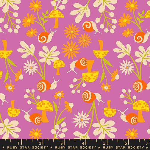 Cotone Americano Animal Heliotrope Snail Garden