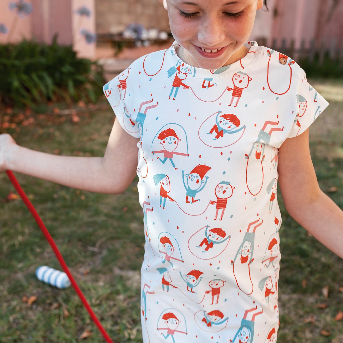 Promo Scampolo Jersey Jumping Rope 200 x 150 cm