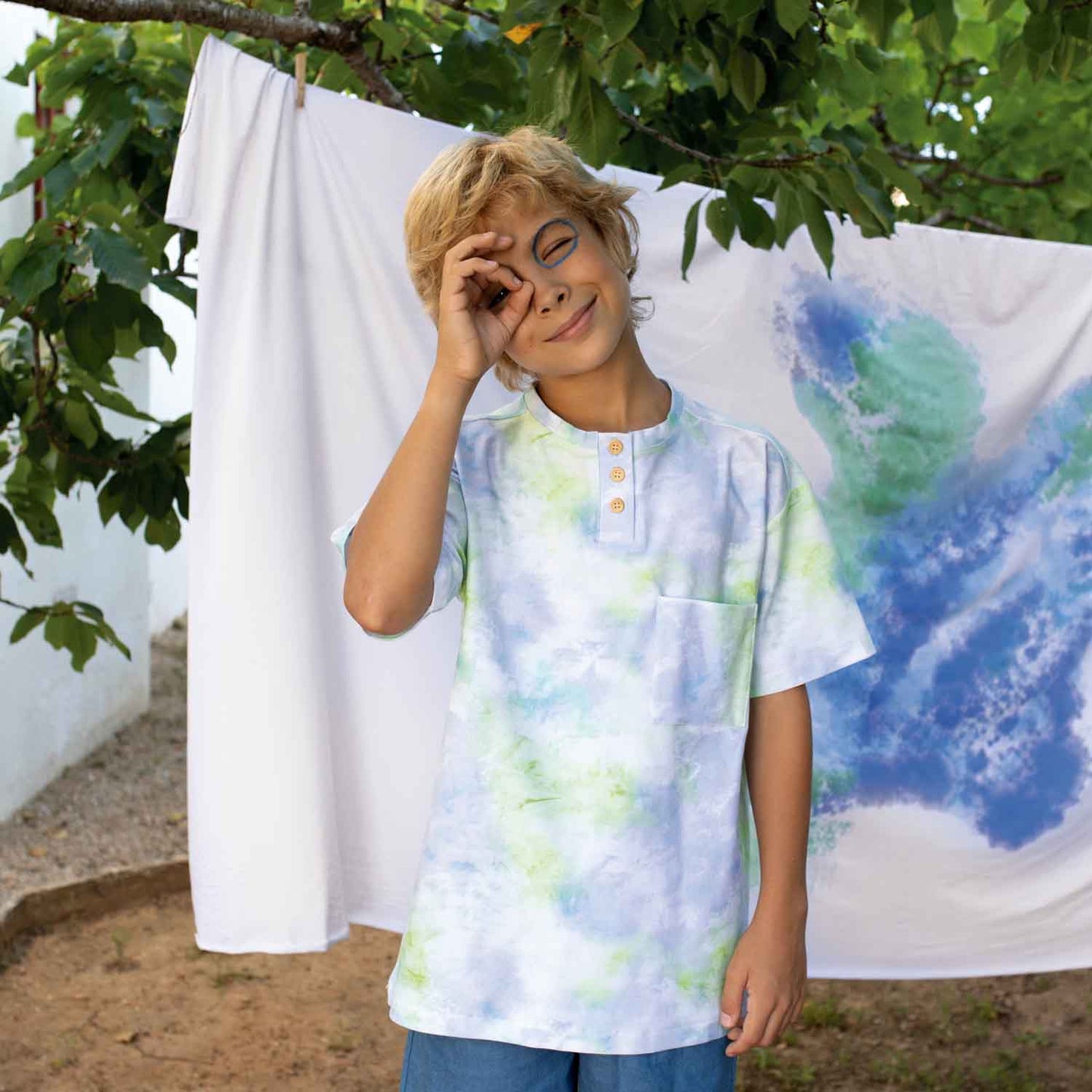 Tie Dye Green