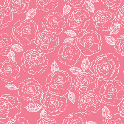 Promo Scampolo Felpa Invernale Ballerina Roses 150 x 150 cm