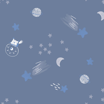 Promo Scampolo Felpa Invernale Astro Pals Galaxy 200 x 150 cm