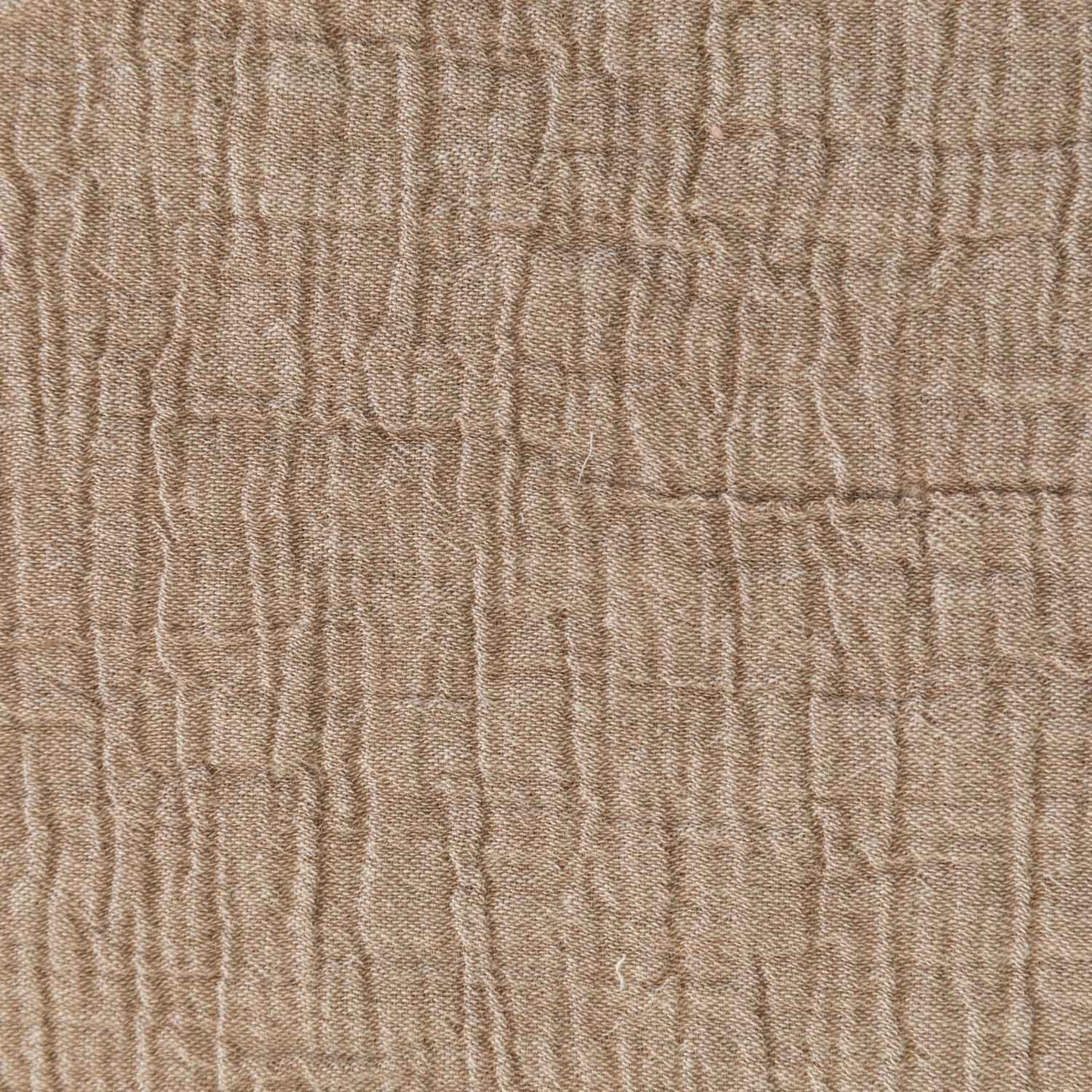 Promo Scampolo Mussola Chambray Honey Ginger 180 x 135 cm