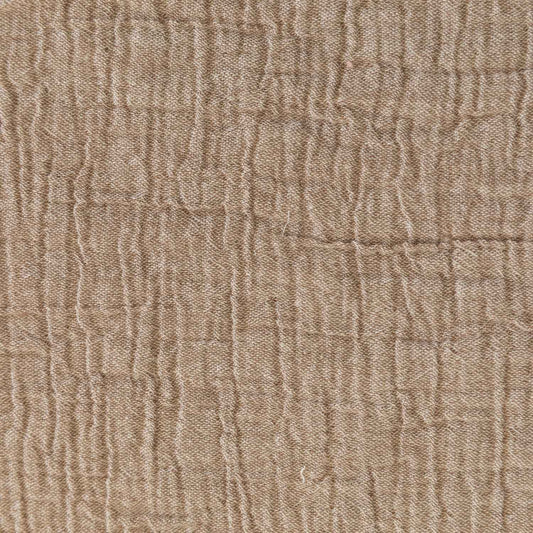 Promo Scampolo Mussola Chambray Honey Ginger 180 x 135 cm