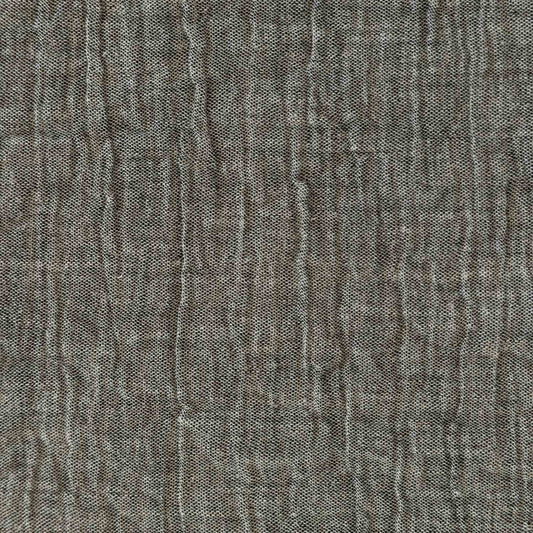 Promo Scampolo Mussola Chambray Graphite 150 x 135 cm