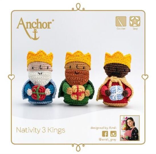 Kit Uncinetto Amigurumi Christmas Nativity Holy Family