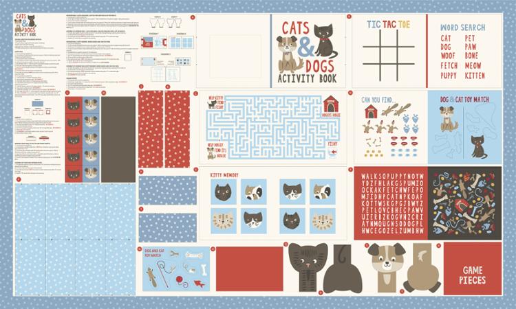 Pannello Cat and Dog Activity Book