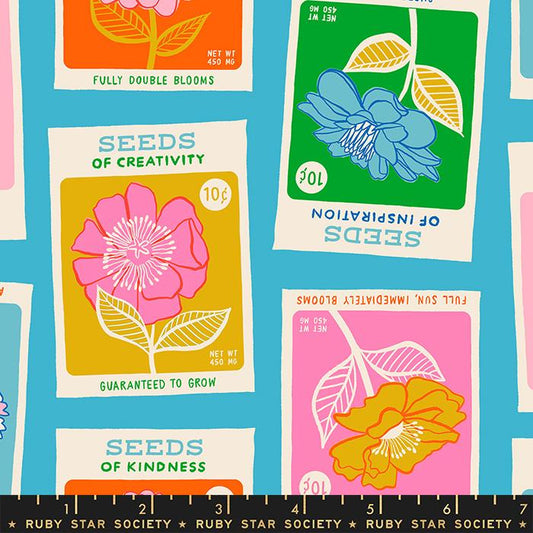 Seeds Novelty Garden Retro Blue