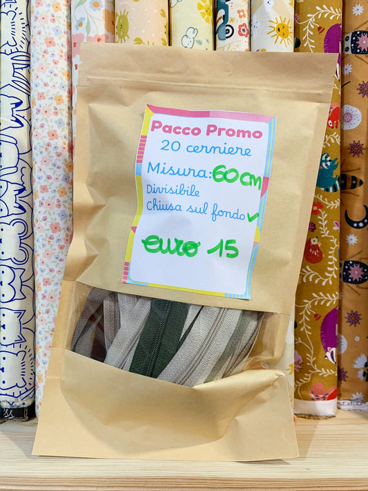 Pacco Promo 20 Cerniere 60 Cm