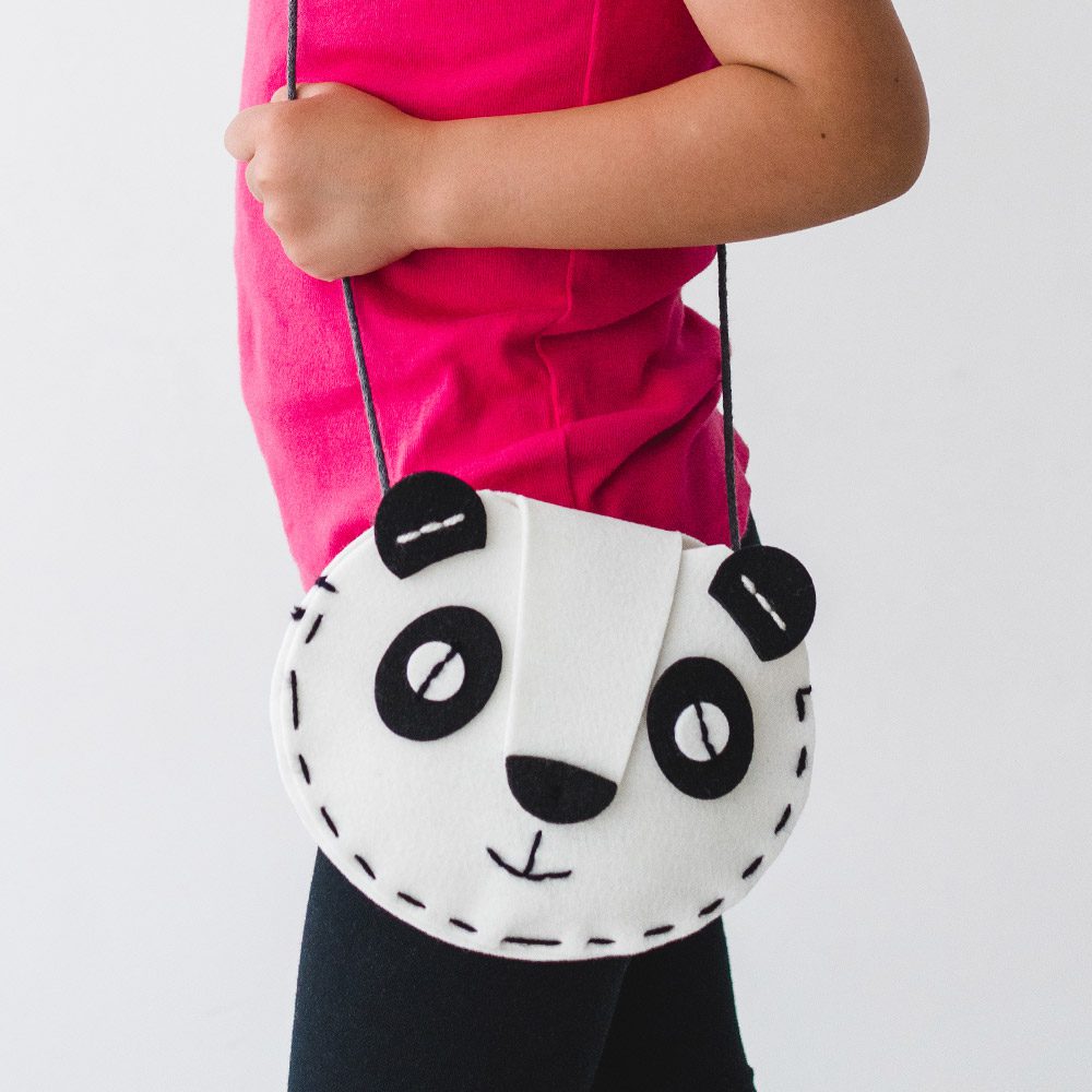 Kit Cucito Per Bambini - Borsetta Panda