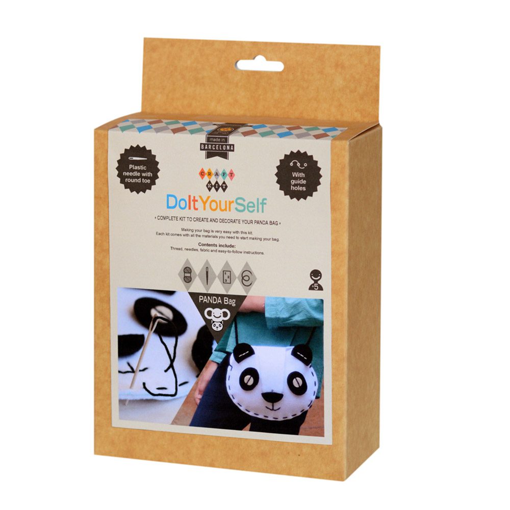 Kit Cucito Per Bambini - Borsetta Panda