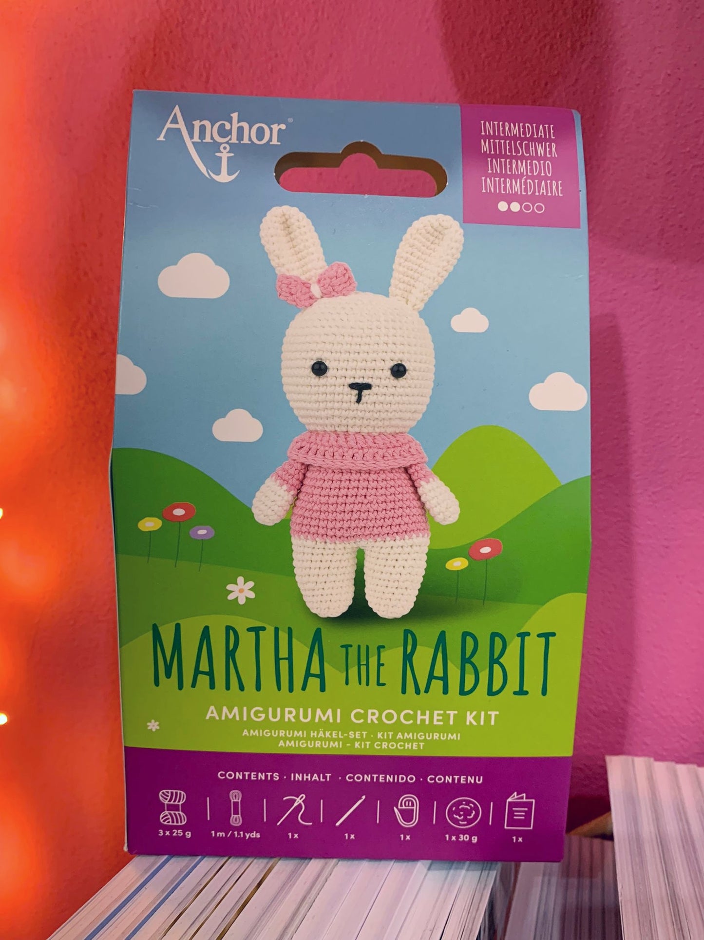 Small Crochet Amigurumi Kit - Martha The Rabbit