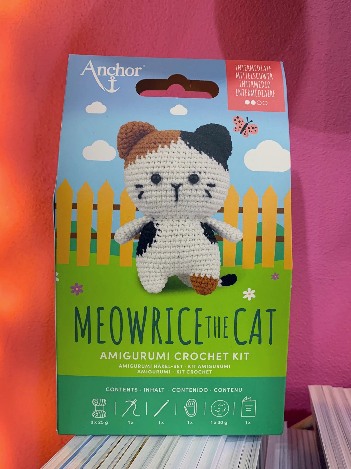 Small Crochet Amigurumi Kit - Meowrice The Cat