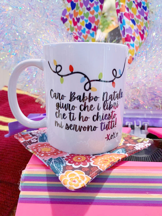 Tazza Babbo Natale Libri Edition