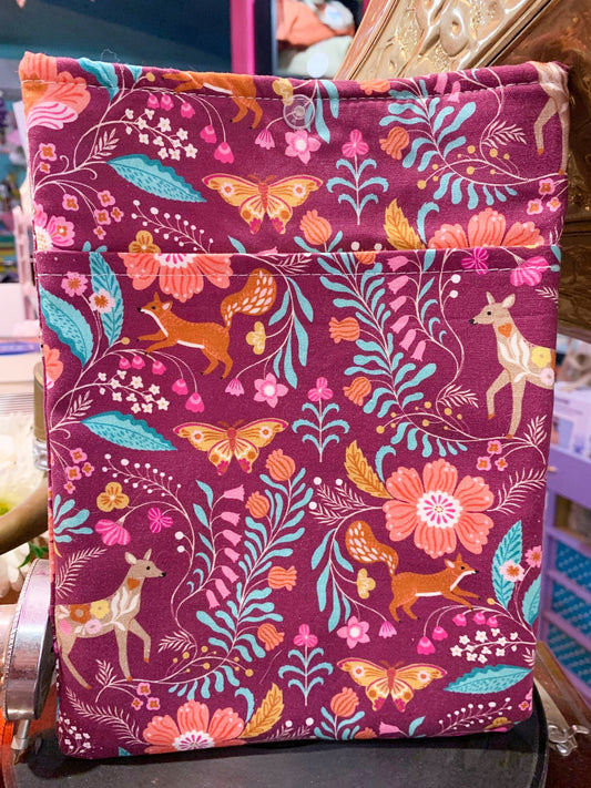 Book Cover Taglia S Wild Folk Deer Damask