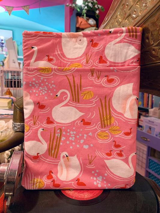 Book Cover Taglia S Love Letter Pink Swans
