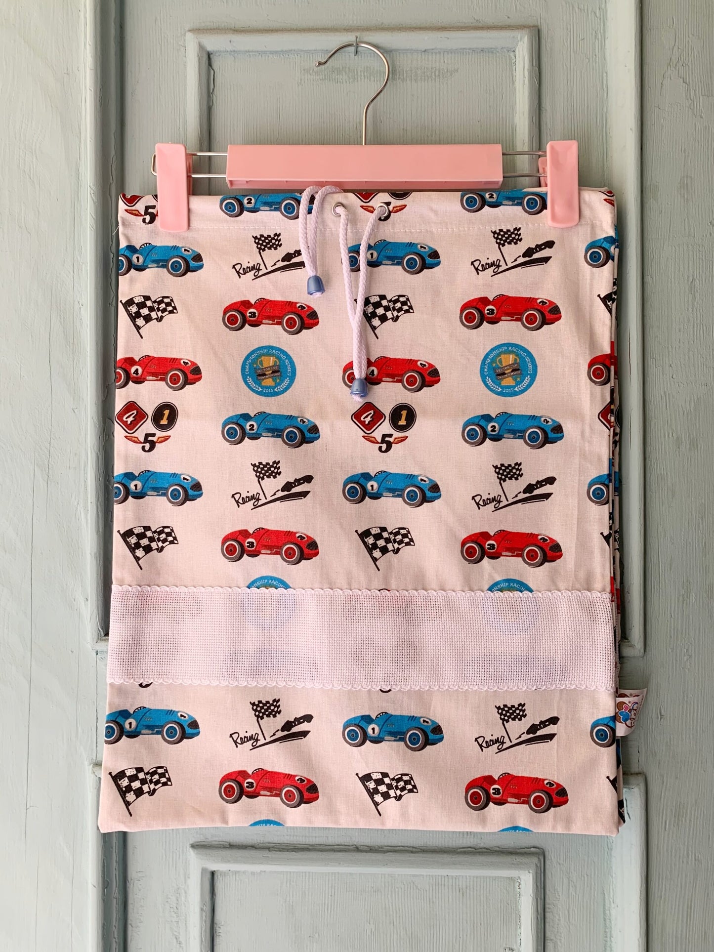 Sacchetta Racing con tela aida