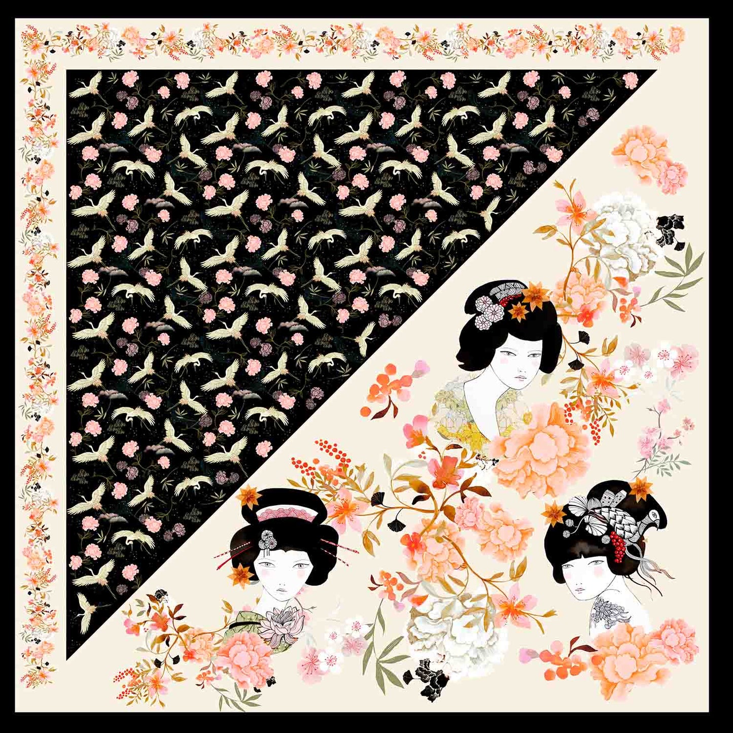 Pannello Foulard Sakura