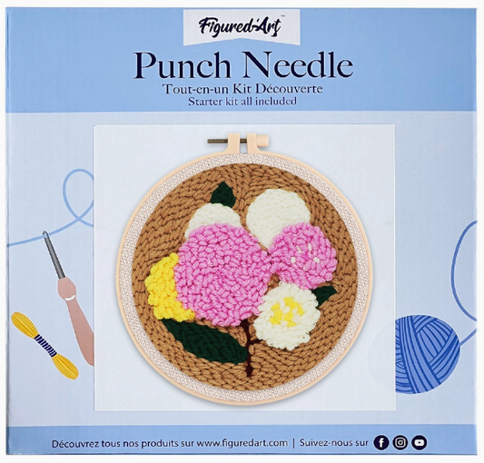 Kit Punch Needle Bouquet Di Fiori