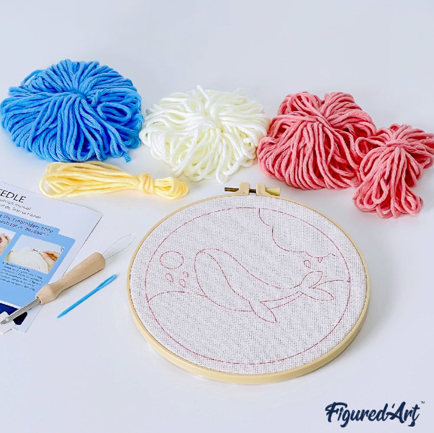 Kit Punch Needle Bouquet Di Fiori