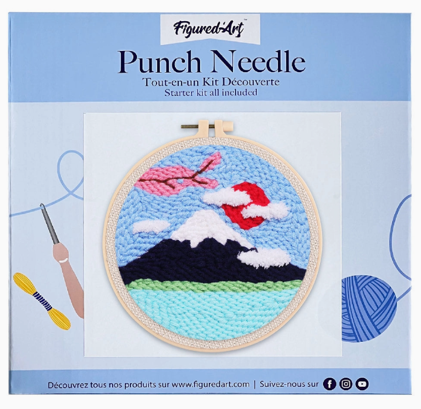 Kit Punch Needle Monte Fuji