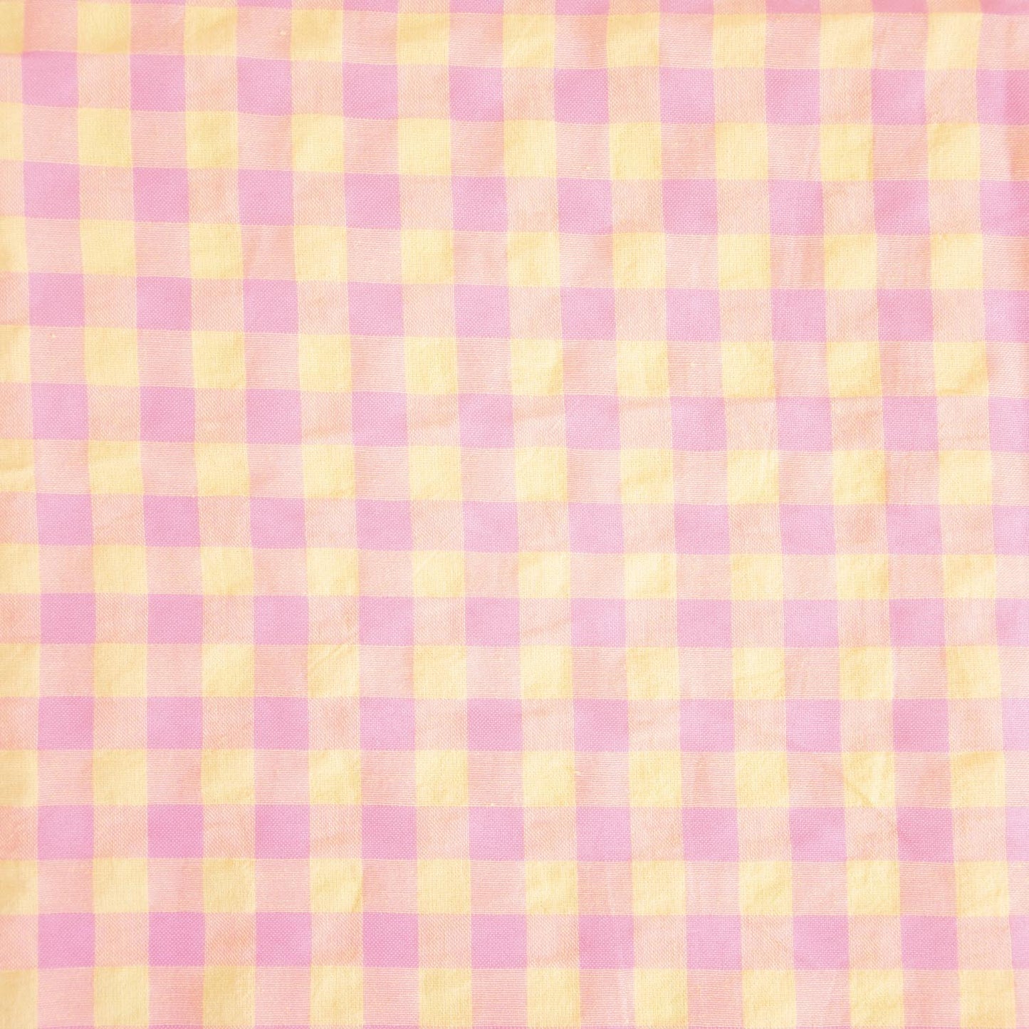 Vichy Gingham Pink & Yellow