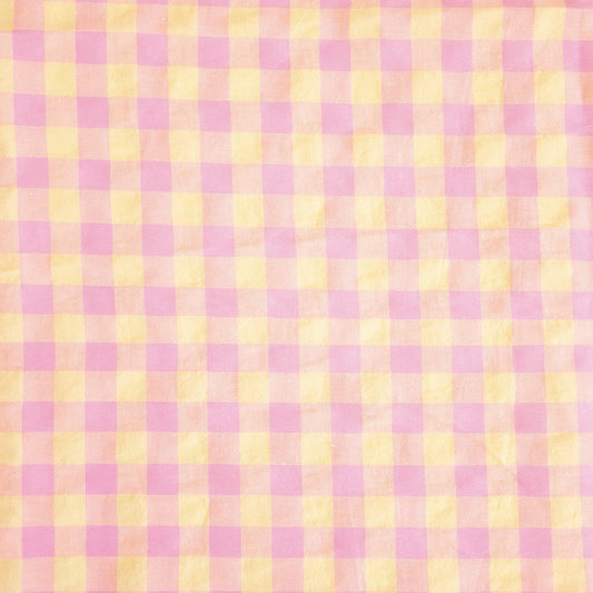 Vichy Gingham Pink & Yellow