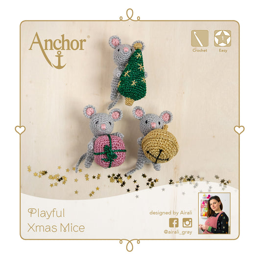 Kit Uncinetto Playful Xmas Mice