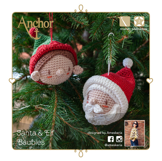 Kit Uncinetto Santa e Elf Baubles