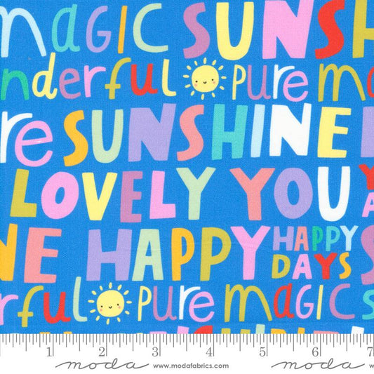 Cotone Americano Whatever The Weather Cloud Blue Words