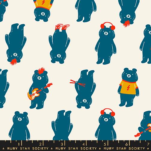 Cotone Americano Teddy & The Bears Buttercream