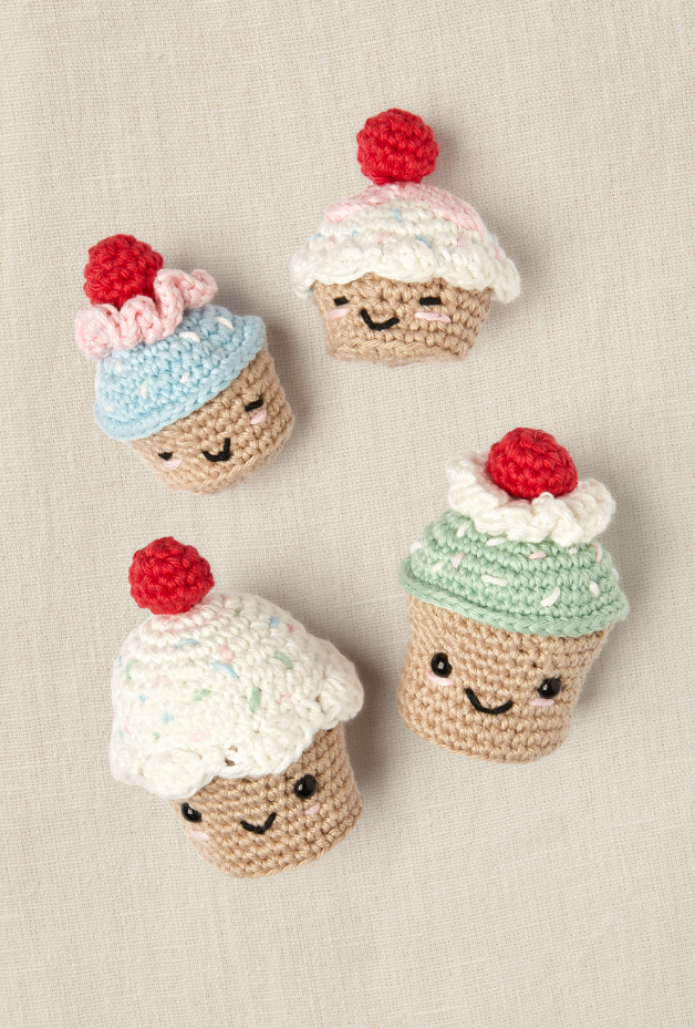 Kit Amigurumi Cupcakes