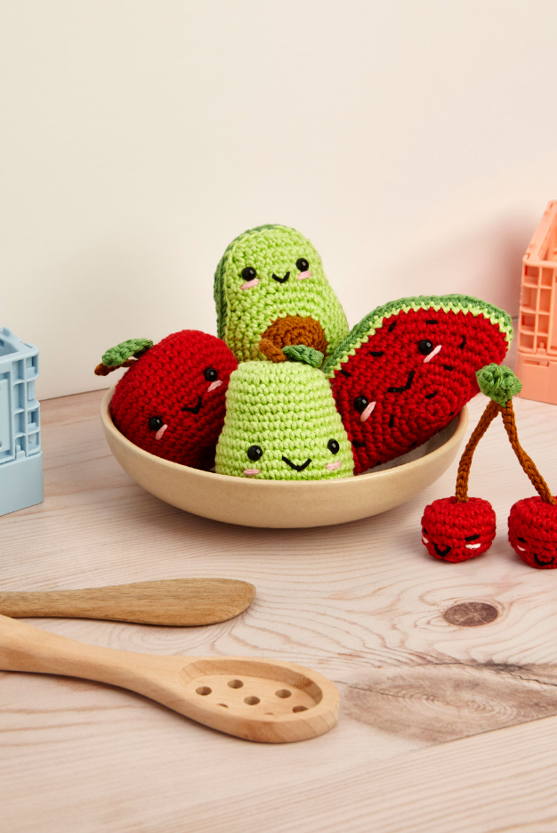 Kit Amigurumi Frutta