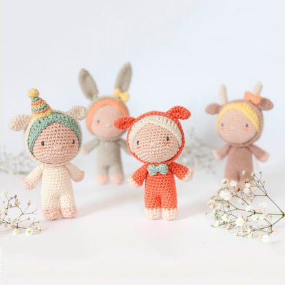 Kit Uncinetto Amigurumi Farm Dolls Gang