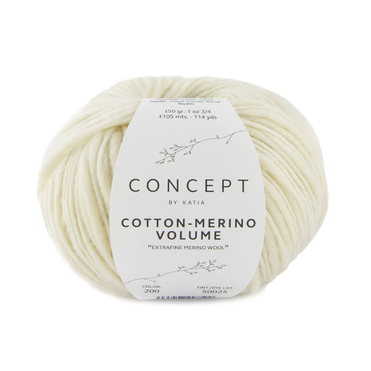 Pacco Promo 8 Gomitoli Cotton Merino Volume Col.200 e Col.201