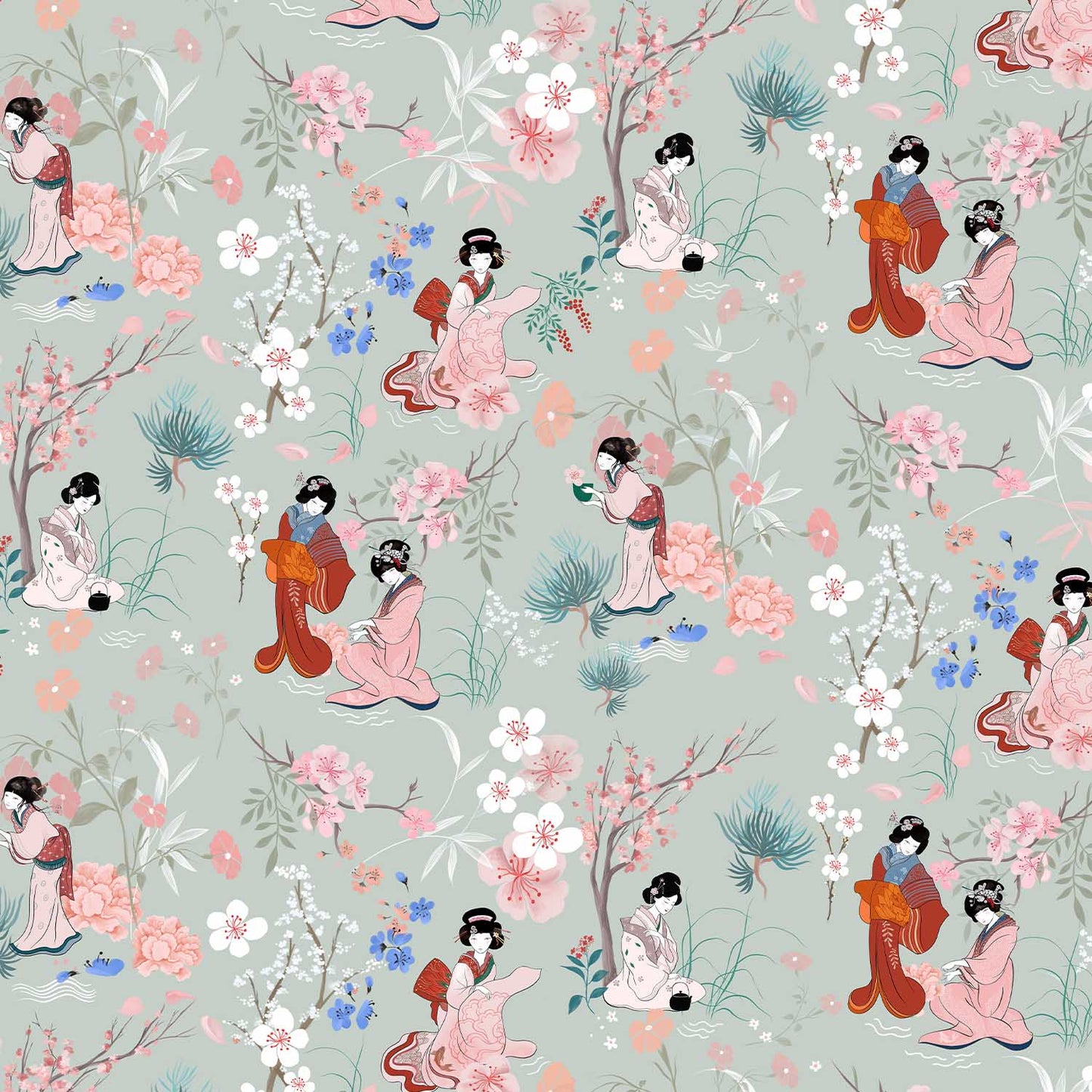 popelin-cotone-geisha-sakura-katia-fabrics