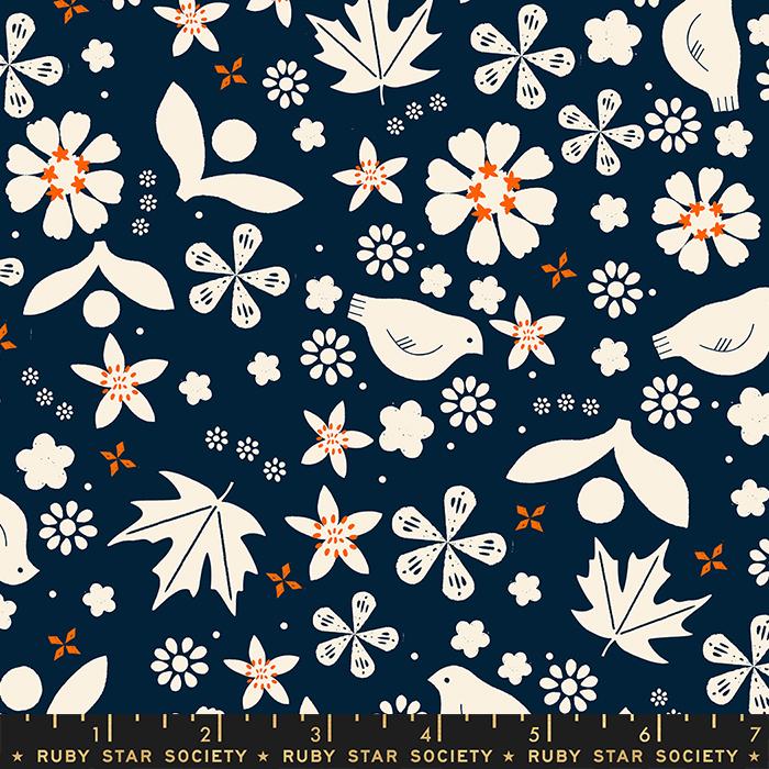 Sugar Maple Birds Nature Navy