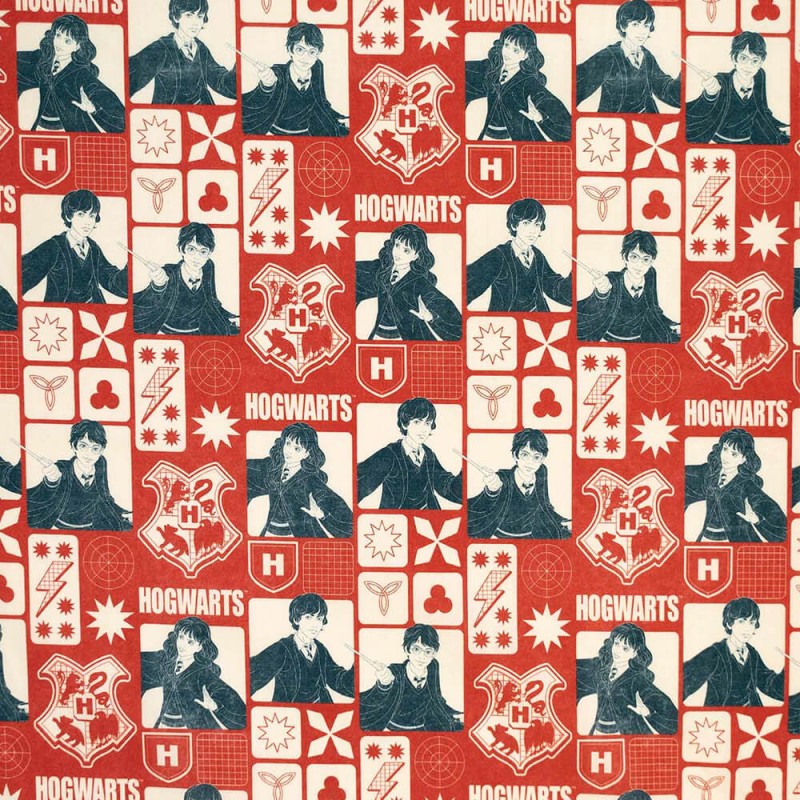 Promo Scampolo Popelin Hogwards 200 x 150 cm