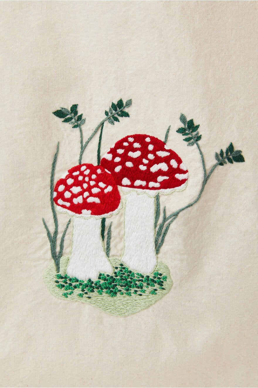 Gift Of Stitch - Kit Ricamo Tote Bag Con Funghi